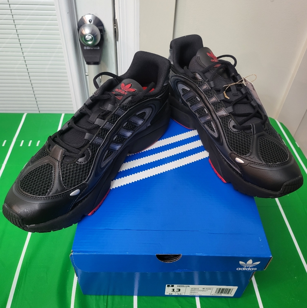 Brand New Adidas Black and Red Sneakers Never Worn. - Picture 5 of 7